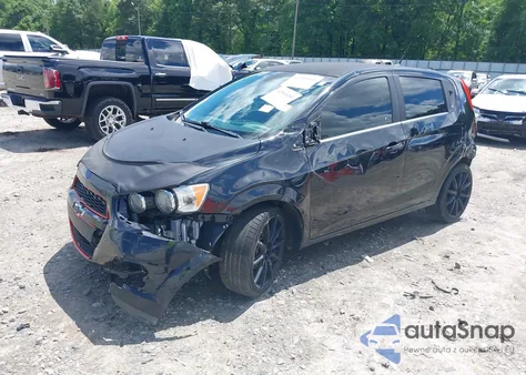 2013 Chevrolet Sonic Lt Auto из США, поврежденный, VIN 1G1JC6SH2D4237422